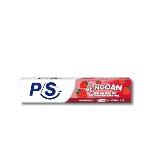 Kem đánh răng P/S cho bé 90g hương dâu Ngừa Sâu Răng, Bảo Vệ Răng Sữa 2 Kem đánh răng P/S cho bé 90g hương dâu Ngừa Sâu Răng, Bảo Vệ Răng Sữa - Ảnh 2