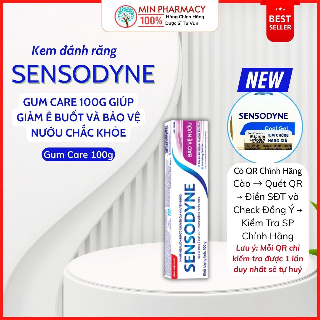 Kem Đánh Răng SENSODYNE Gum care 100g 2 Kem Đánh Răng SENSODYNE Gum care 100g - Ảnh 2