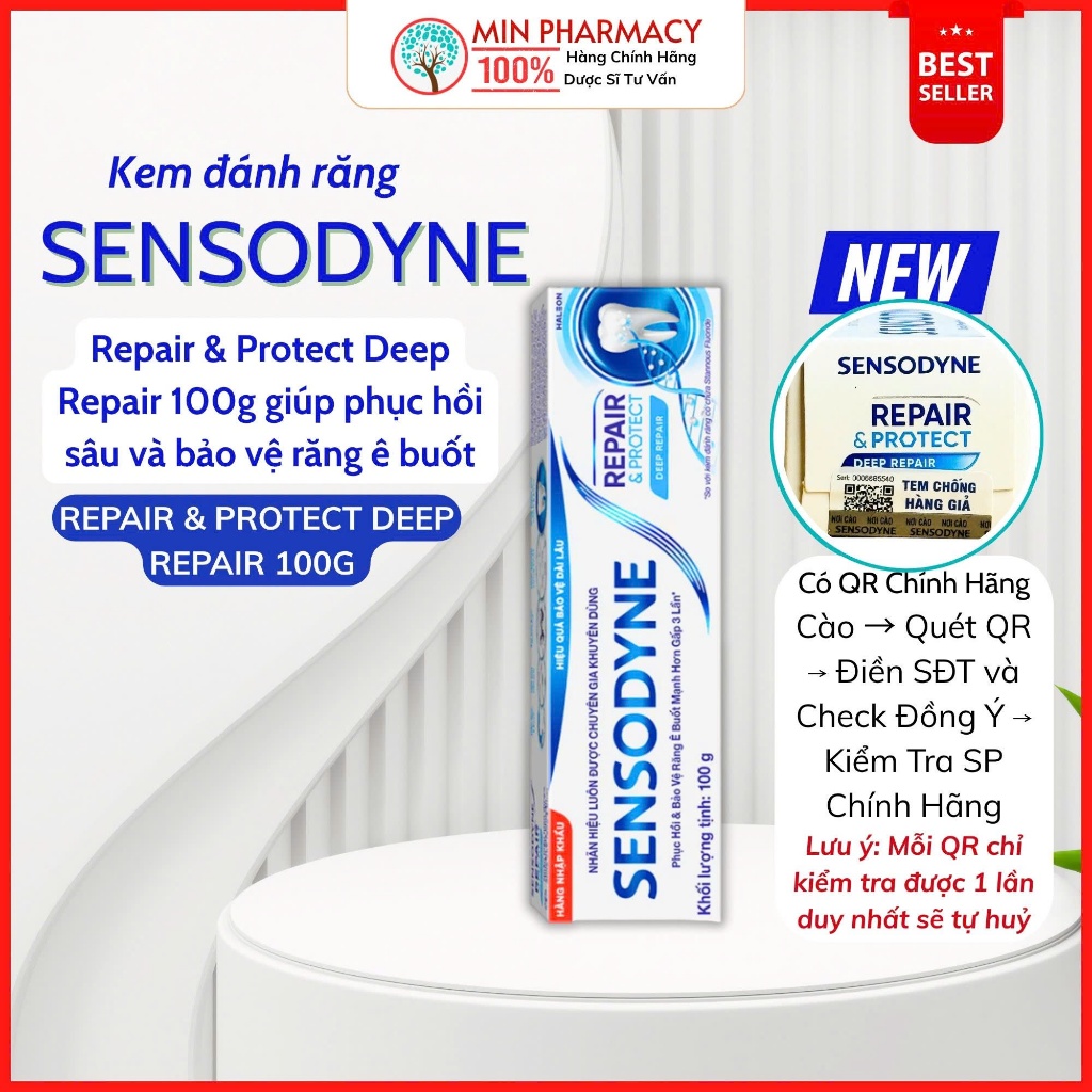 Kem Đánh Răng Sensodyne Repair & Protect 100g 3 Kem Đánh Răng Sensodyne Repair & Protect 100g - Ảnh 3