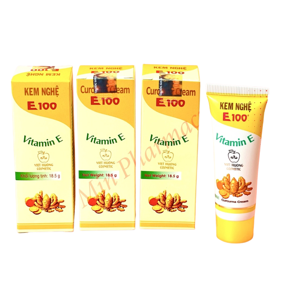 Kem Nghệ E100 Dưỡng Da Mụn Mờ Thâm 18.5g 2 Kem Nghệ E100 Dưỡng Da Mụn Mờ Thâm 18.5g - Ảnh 2