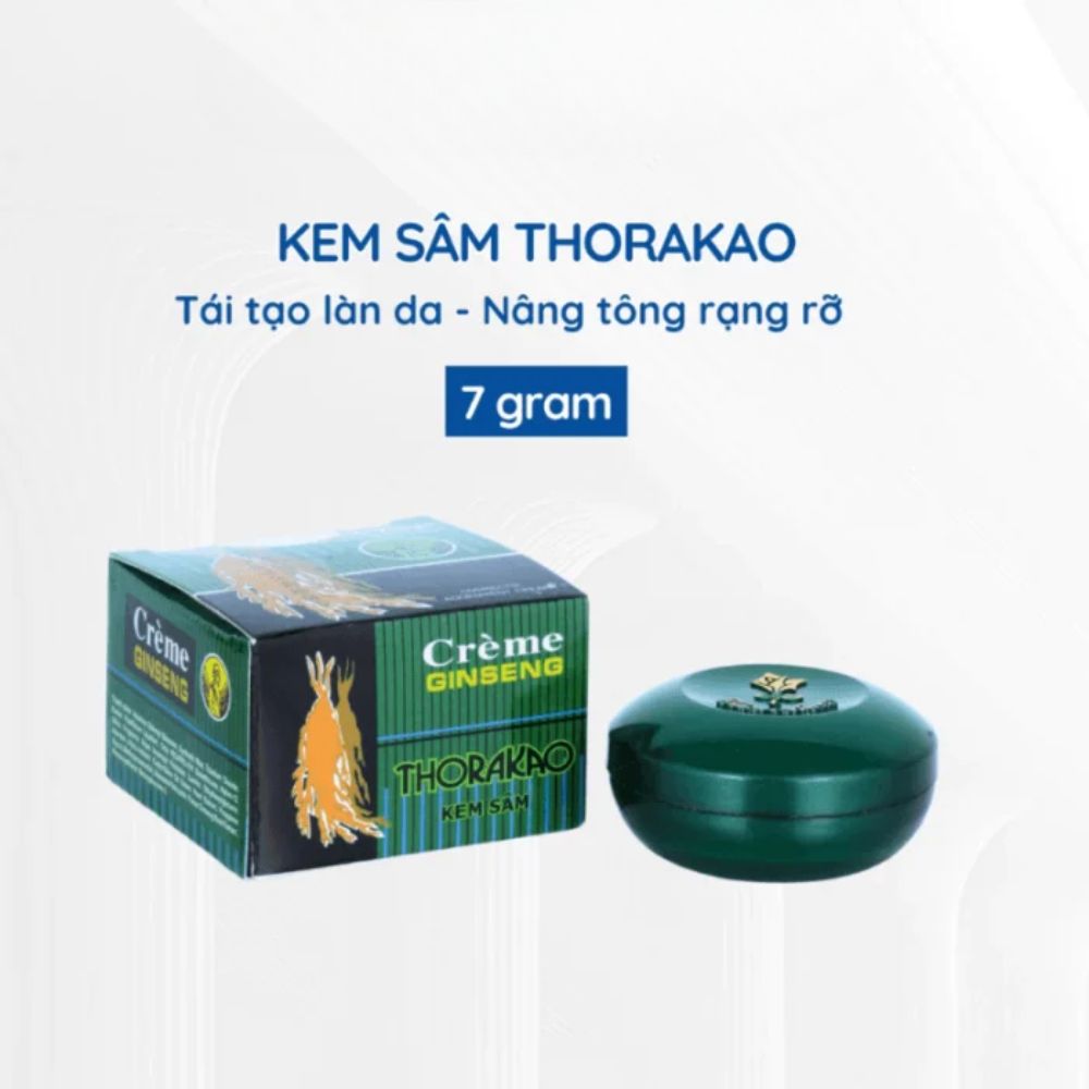 Kem Sâm Thorakao 7g hỗ trợ dưỡng ẩm và chăm sóc da 2 Kem Sâm Thorakao 7g hỗ trợ dưỡng ẩm và chăm sóc da - Ảnh 2