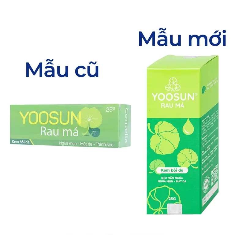 Kem Yoosun Rau Má 25g Hỗ Trợ Ngừa Mụn Giảm Mẩn Ngứa 2 Kem Yoosun Rau Má 25g Hỗ Trợ Ngừa Mụn Giảm Mẩn Ngứa - Ảnh 2