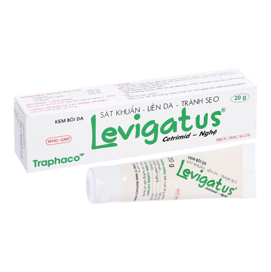 Kem Bôi Levigatus 20g Sát Khuẩn Liền Da Traphaco 1 Kem Bôi Levigatus 20g Sát Khuẩn Liền Da Traphaco