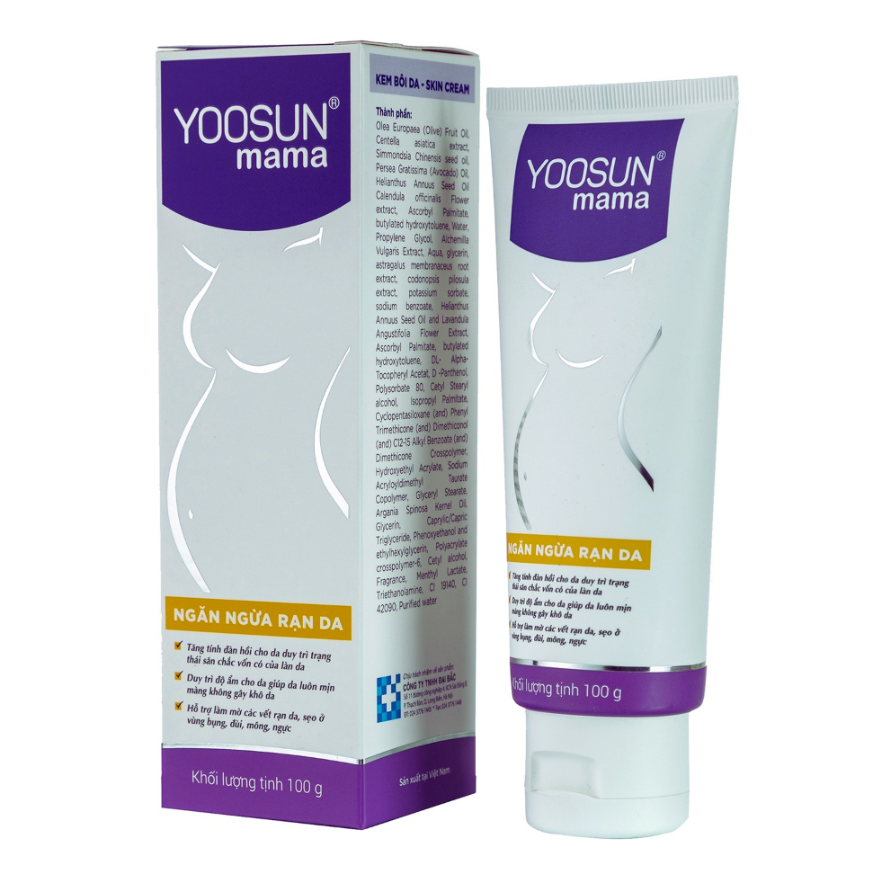 Kem bôi Yoosun mama Ngừa rạn da 100g 2 Kem bôi Yoosun mama Ngừa rạn da 100g - Ảnh 2