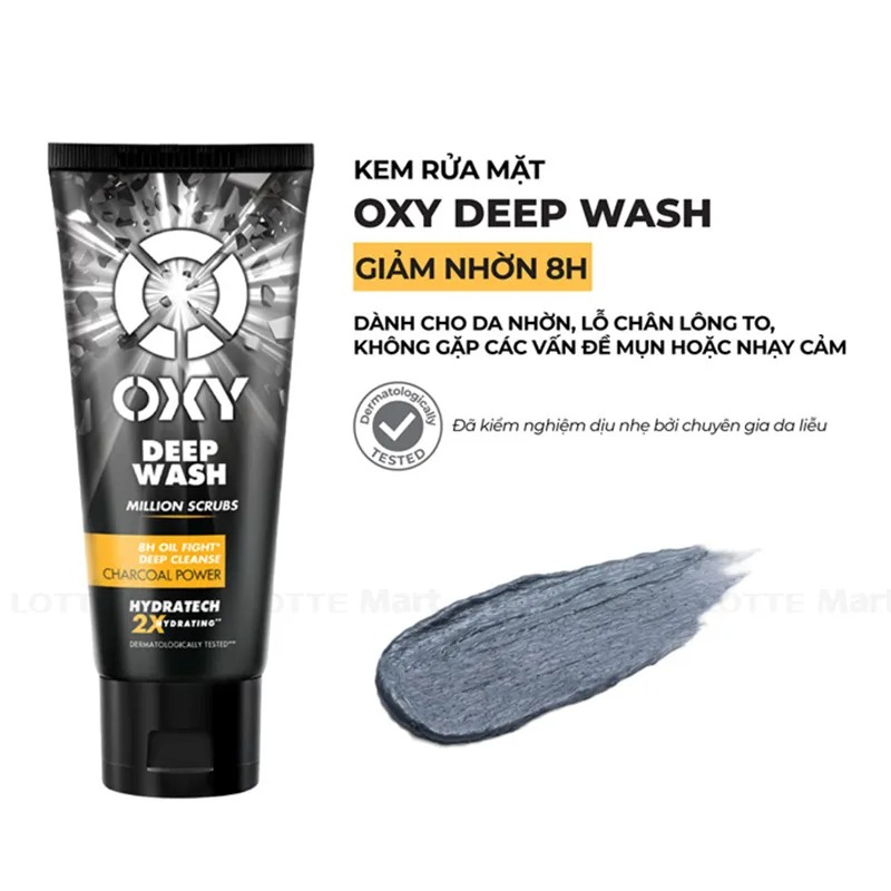 Kem Rửa Mặt Oxy Deep Wash Làm Sạch Sâu Oxy 25g 2 Kem Rửa Mặt Oxy Deep Wash Làm Sạch Sâu Oxy 25g - Ảnh 2