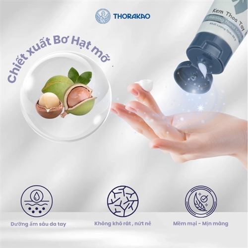 Kem Thoa Tay Thorakao 80g Dưỡng Ẩm Mềm Da Tay 4 Kem Thoa Tay Thorakao 80g Dưỡng Ẩm Mềm Da Tay - Ảnh 4