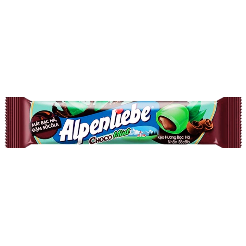 Kẹo Alpenliebe Thỏi 26g Chính Hãng - Bạc hà nhân socola 1 Kẹo Alpenliebe Thỏi 26g Chính Hãng - Bạc hà nhân socola