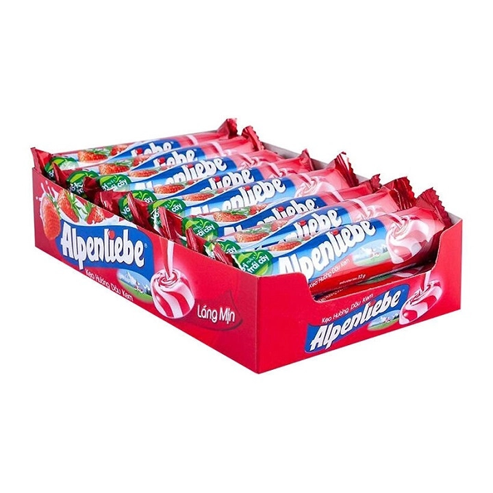 Kẹo Alpenliebe Thỏi 32g Chính Hãng - Dâu kem 2 Kẹo Alpenliebe Thỏi 32g Chính Hãng - Dâu kem - Ảnh 2