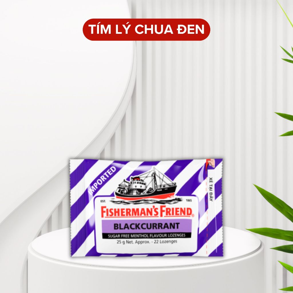 Kẹo cay Fisherman's Friend 25g Giúp Thơm Miệng, Mát Họng, The Mát Sảng Khoái 2 Kẹo cay Fisherman's Friend 25g Giúp Thơm Miệng, Mát Họng, The Mát Sảng Khoái - Ảnh 2