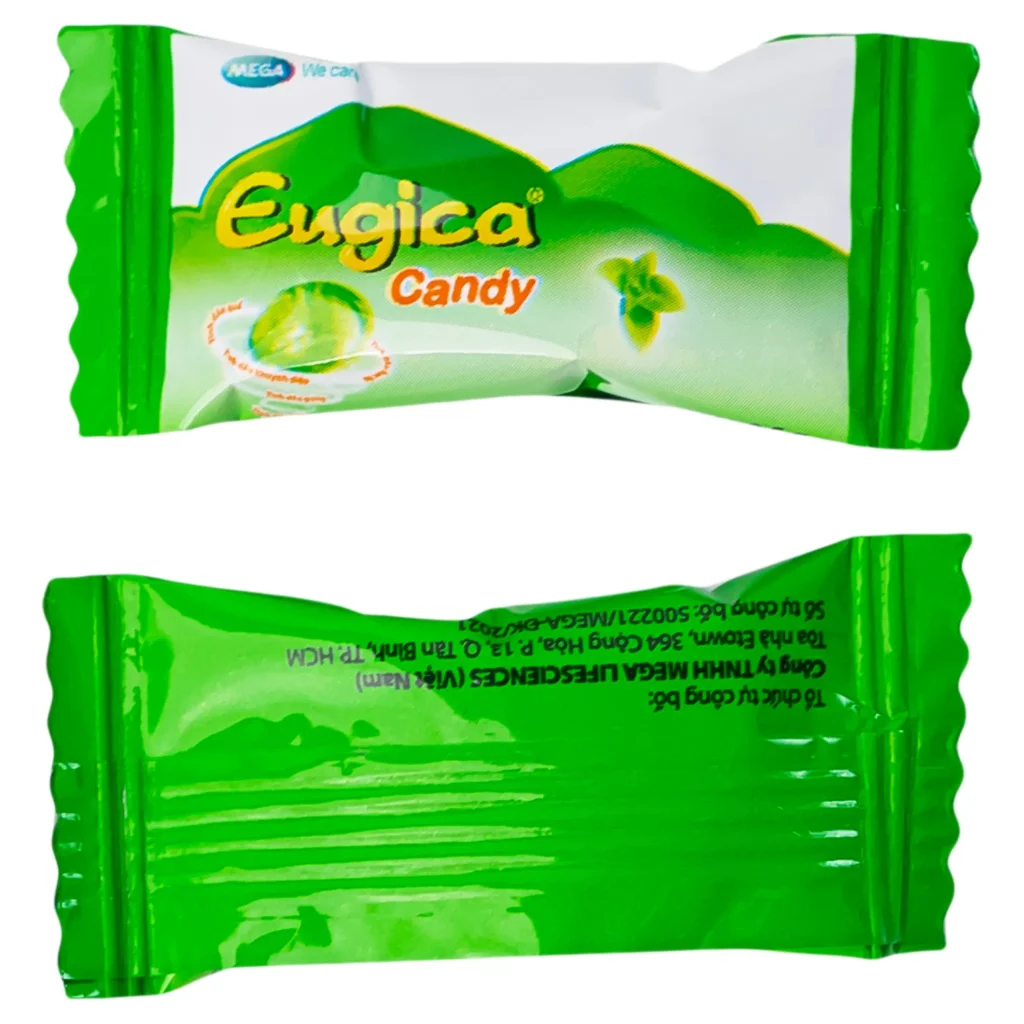 Kẹo Eugica hộp 100 viên Hỗ Trợ Giảm Ho, Làm Dịu Cổ Họng 3 Kẹo Eugica hộp 100 viên Hỗ Trợ Giảm Ho, Làm Dịu Cổ Họng - Ảnh 3
