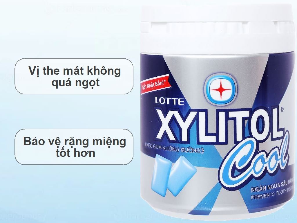 Kẹo Gum Xylitol chai 130.5g - Super Cool 3 Kẹo Gum Xylitol chai 130.5g - Super Cool - Ảnh 3
