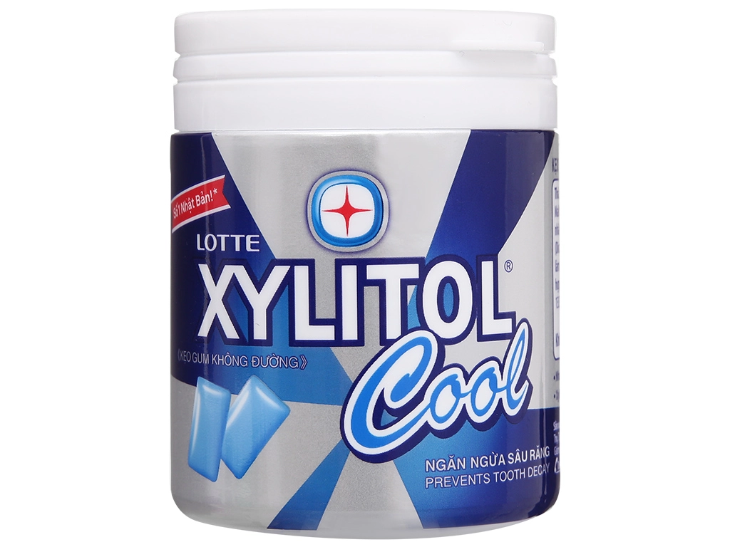 Kẹo Gum Xylitol chai 130.5g - Super Cool 1 Kẹo Gum Xylitol chai 130.5g - Super Cool
