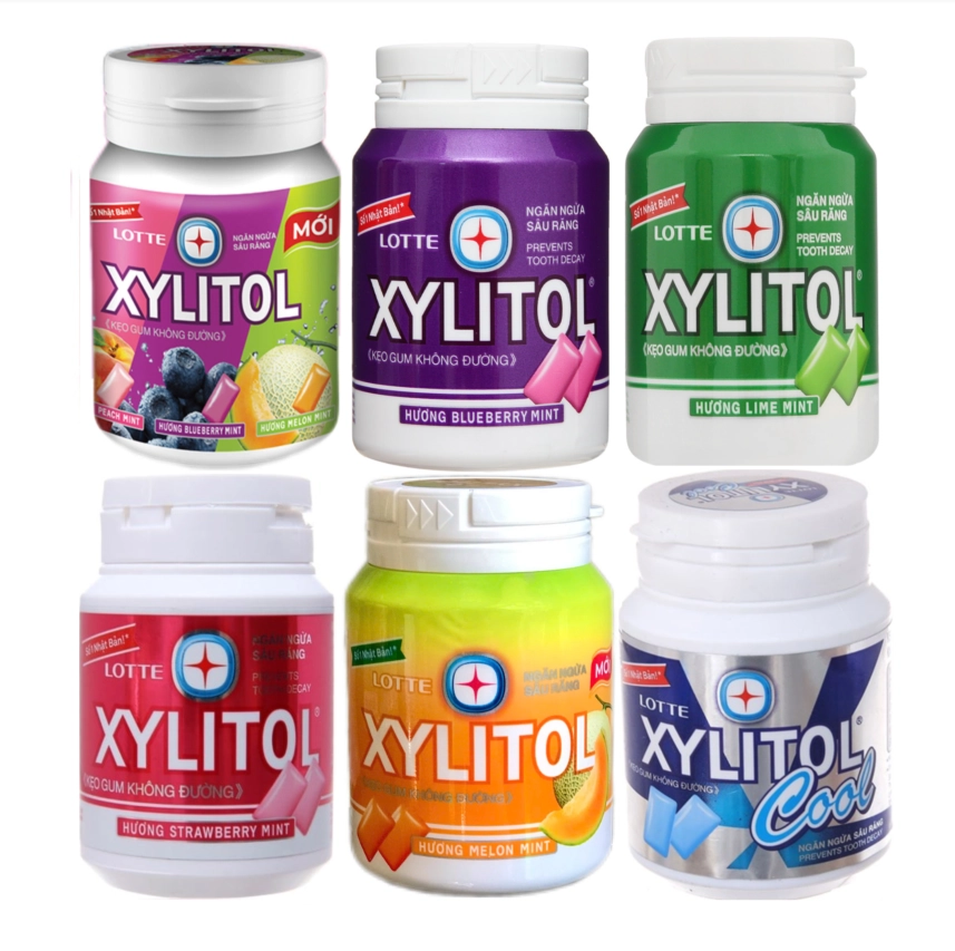 Kẹo Gum Xylitol Hương Trái Cây 130.5g Hỗ Trợ Chăm Sóc Răng Miệng 3 Kẹo Gum Xylitol Hương Trái Cây 130.5g Hỗ Trợ Chăm Sóc Răng Miệng - Ảnh 3