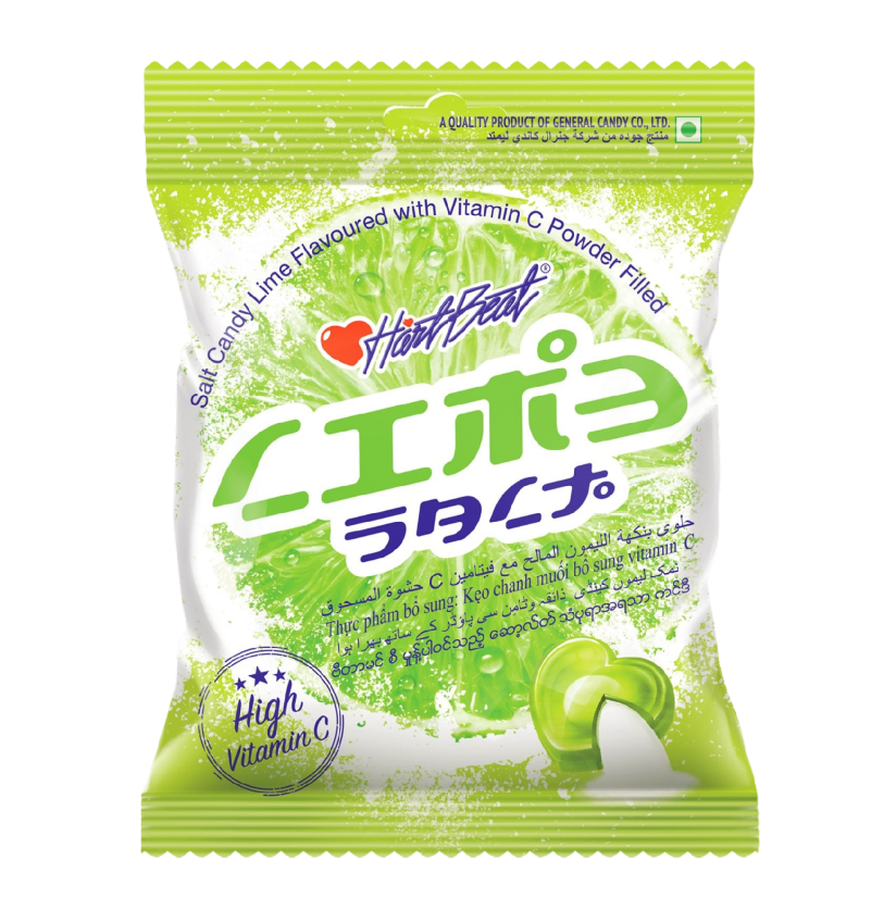 Kẹo chanh muối HartBeat Thái Lan 120g 1 Kẹo chanh muối HartBeat Thái Lan 120g