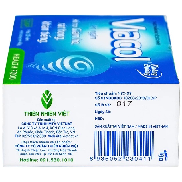 Kẹo ngậm ho Viacol Hộp 20 viên 2 Kẹo ngậm ho Viacol Hộp 20 viên - Ảnh 2