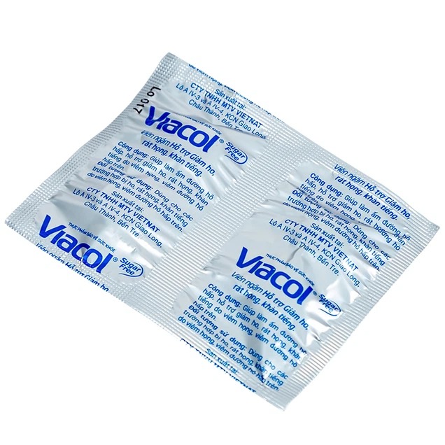 Kẹo ngậm ho Viacol Hộp 20 viên 3 Kẹo ngậm ho Viacol Hộp 20 viên - Ảnh 3