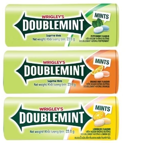 Kẹo ngậm tan Doublemint 23.8g 2 Kẹo ngậm tan Doublemint 23.8g - Ảnh 2