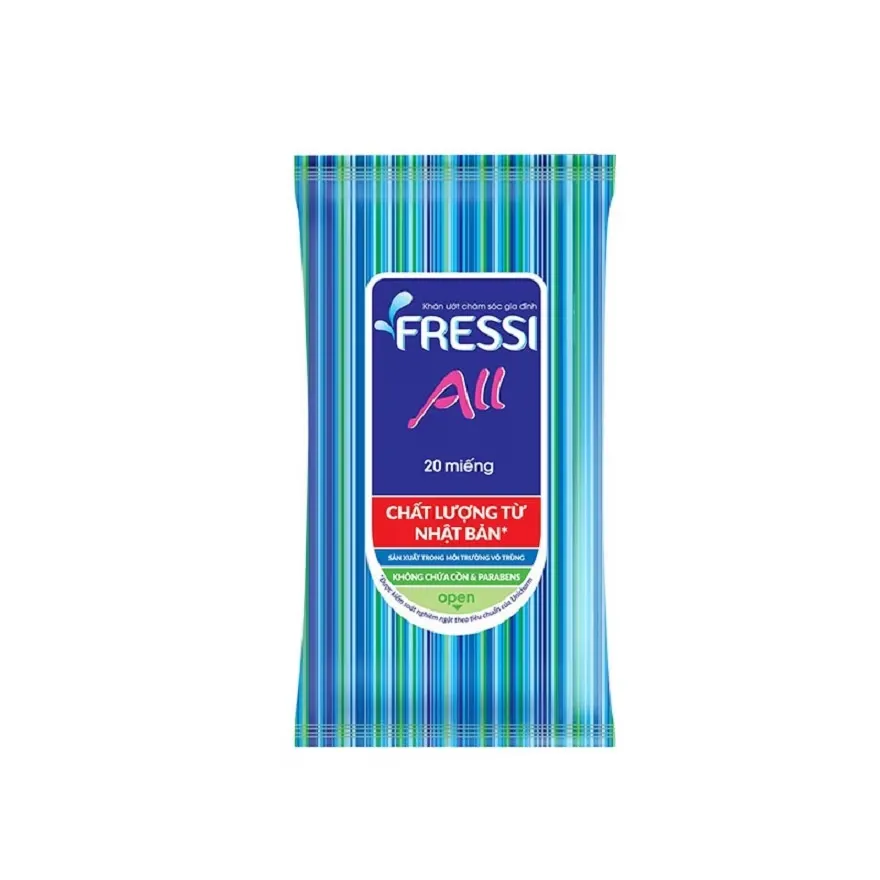 Khăn Ướt Fressi Care All - Gói 20 miếng 1 Khăn Ướt Fressi Care All - Gói 20 miếng