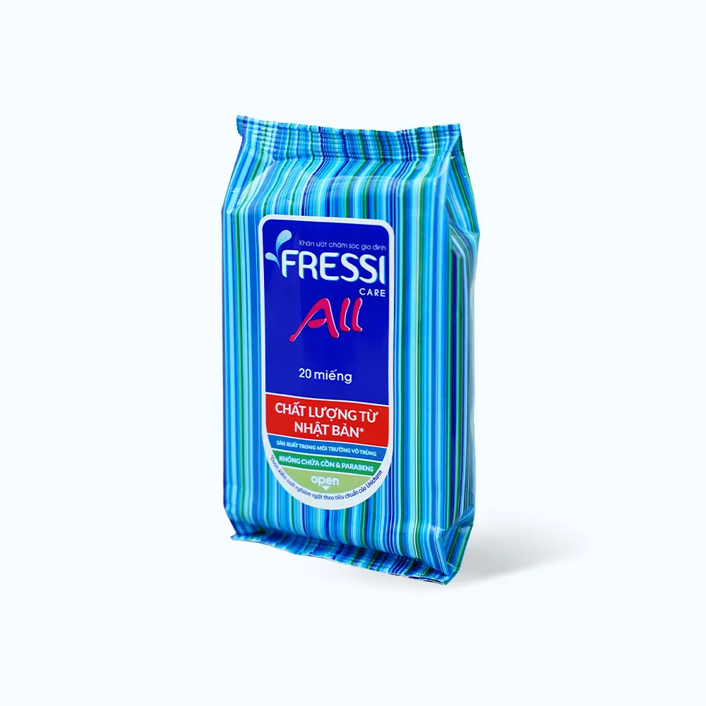 Khăn Ướt Fressi Care All - Gói 20 miếng 3 Khăn Ướt Fressi Care All - Gói 20 miếng - Ảnh 3