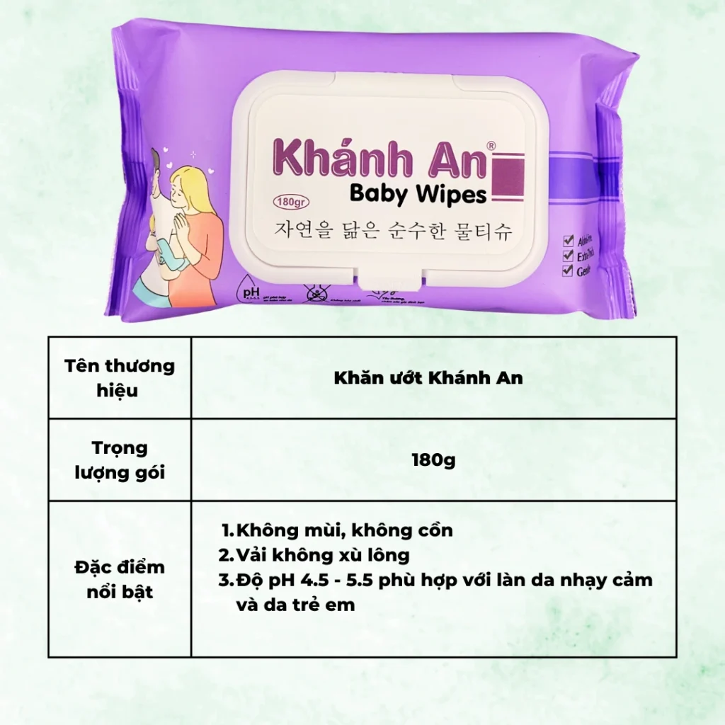 Khăn giấy ướt Khánh An 100 tờ 3 Khăn giấy ướt Khánh An 100 tờ - Ảnh 3