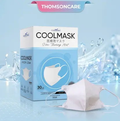 Khẩu Trang Cao Cấp 3 Lớp Cool Mask 6D Nhật Famapro – Hộp 30 Chiếc (Màu Trắng) 2 Khẩu Trang Cao Cấp 3 Lớp Cool Mask 6D Nhật Famapro – Hộp 30 Chiếc (Màu Trắng) - Ảnh 2