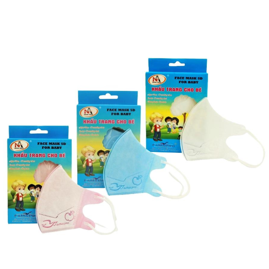 Khẩu trang FAMAPRO 5D kid 1-6 tuổi - Ảnh 2