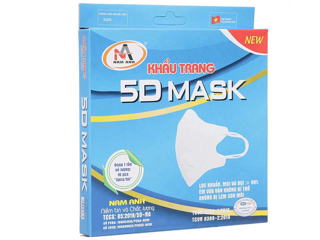 Khẩu trang Famapro 5D 3 lớp (hộp 10 cái) - Hộp 10 cái 1 Khẩu trang Famapro 5D 3 lớp (hộp 10 cái) - Hộp 10 cái
