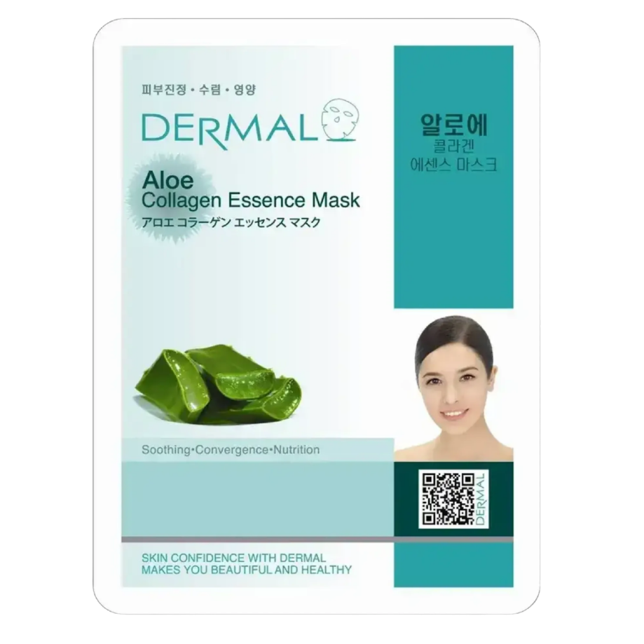 Mặt Nạ DERMAL Lô Hội Cấp Ẩm Làm Dịu Da 23g 2 Mặt Nạ DERMAL Lô Hội Cấp Ẩm Làm Dịu Da 23g - Ảnh 2
