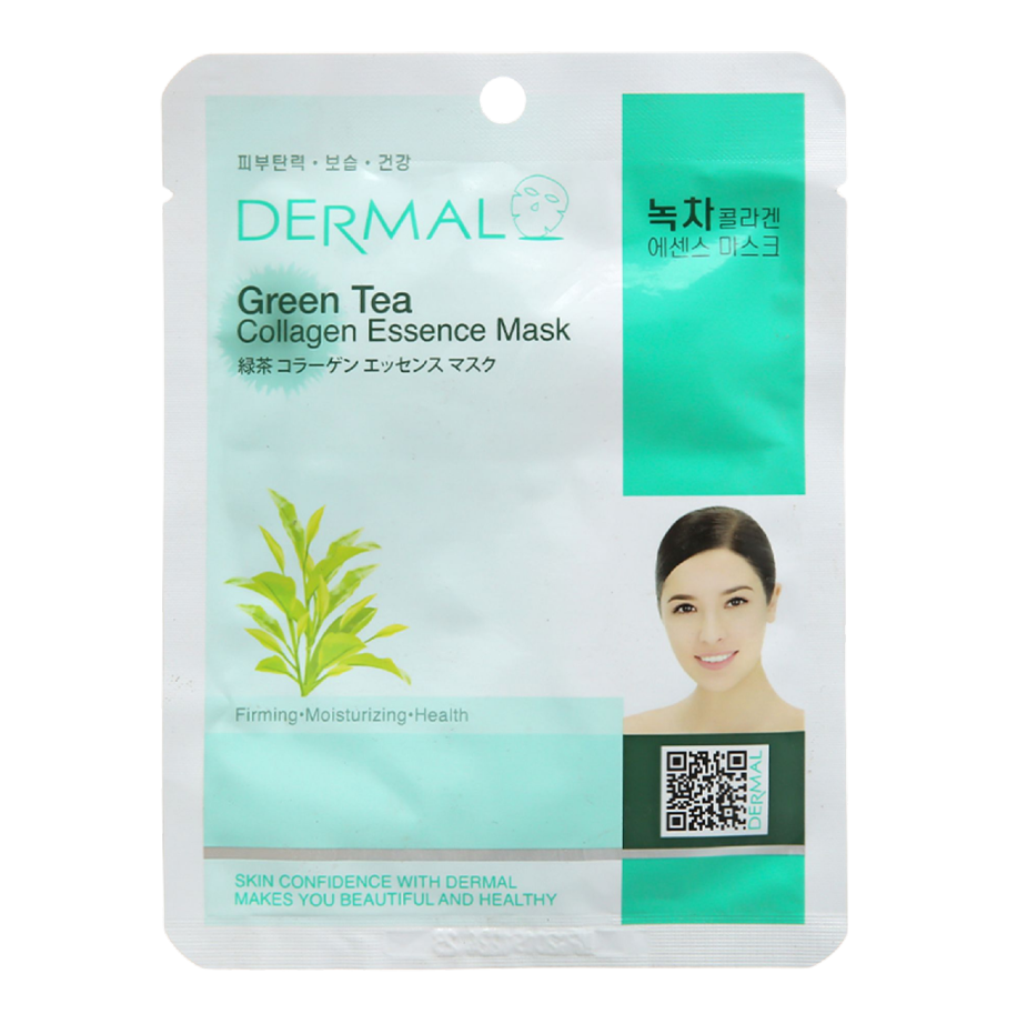 Mặt Nạ Dermal Collagen Trà Xanh 23g Dưỡng Ẩm Làm Dịu Da 2 Mặt Nạ Dermal Collagen Trà Xanh 23g Dưỡng Ẩm Làm Dịu Da - Ảnh 2