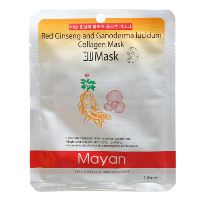 Mặt Nạ Mayan Hồng Sâm Linh Chi Dưỡng Trắng Phục Hồi Da 2 Mặt Nạ Mayan Hồng Sâm Linh Chi Dưỡng Trắng Phục Hồi Da - Ảnh 2