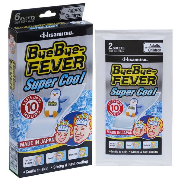 Miếng Dán hạ sốt ByeBye Fever Super người lớn - Hộp 6 miếng 2 Miếng Dán hạ sốt ByeBye Fever Super người lớn - Hộp 6 miếng - Ảnh 2