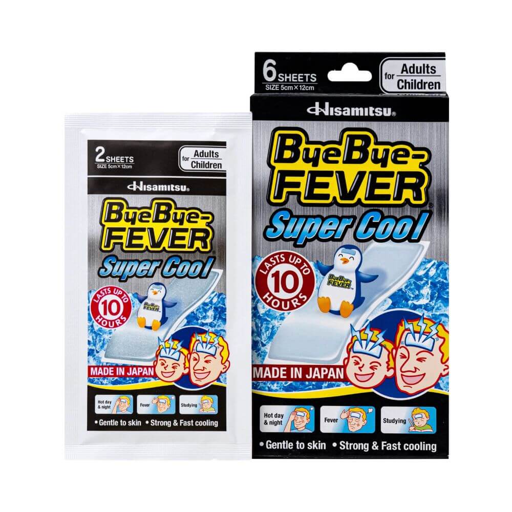 Miếng Dán hạ sốt ByeBye Fever Super người lớn - Hộp 6 miếng 1 Miếng Dán hạ sốt ByeBye Fever Super người lớn - Hộp 6 miếng