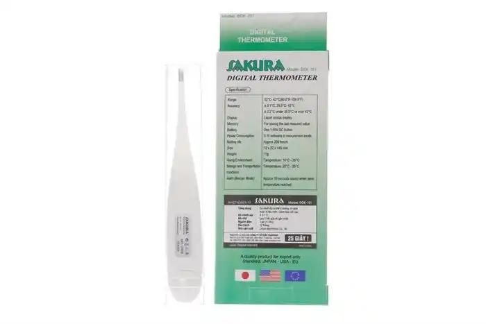Nhiệt Kế Điện Tử SAKURA DDK-101 3 Nhiệt Kế Điện Tử SAKURA DDK-101 - Ảnh 3