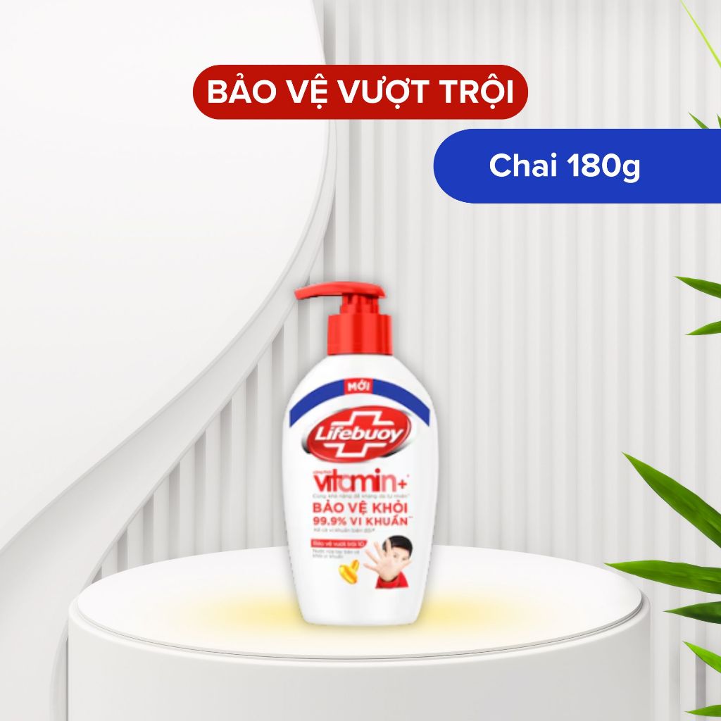 Nước Rửa Tay Lifebuoy Diệt Khuẩn, Bảo Vệ Da Tay - Bạc bảo vệ 180g 3 Nước Rửa Tay Lifebuoy Diệt Khuẩn, Bảo Vệ Da Tay - Bạc bảo vệ 180g - Ảnh 3