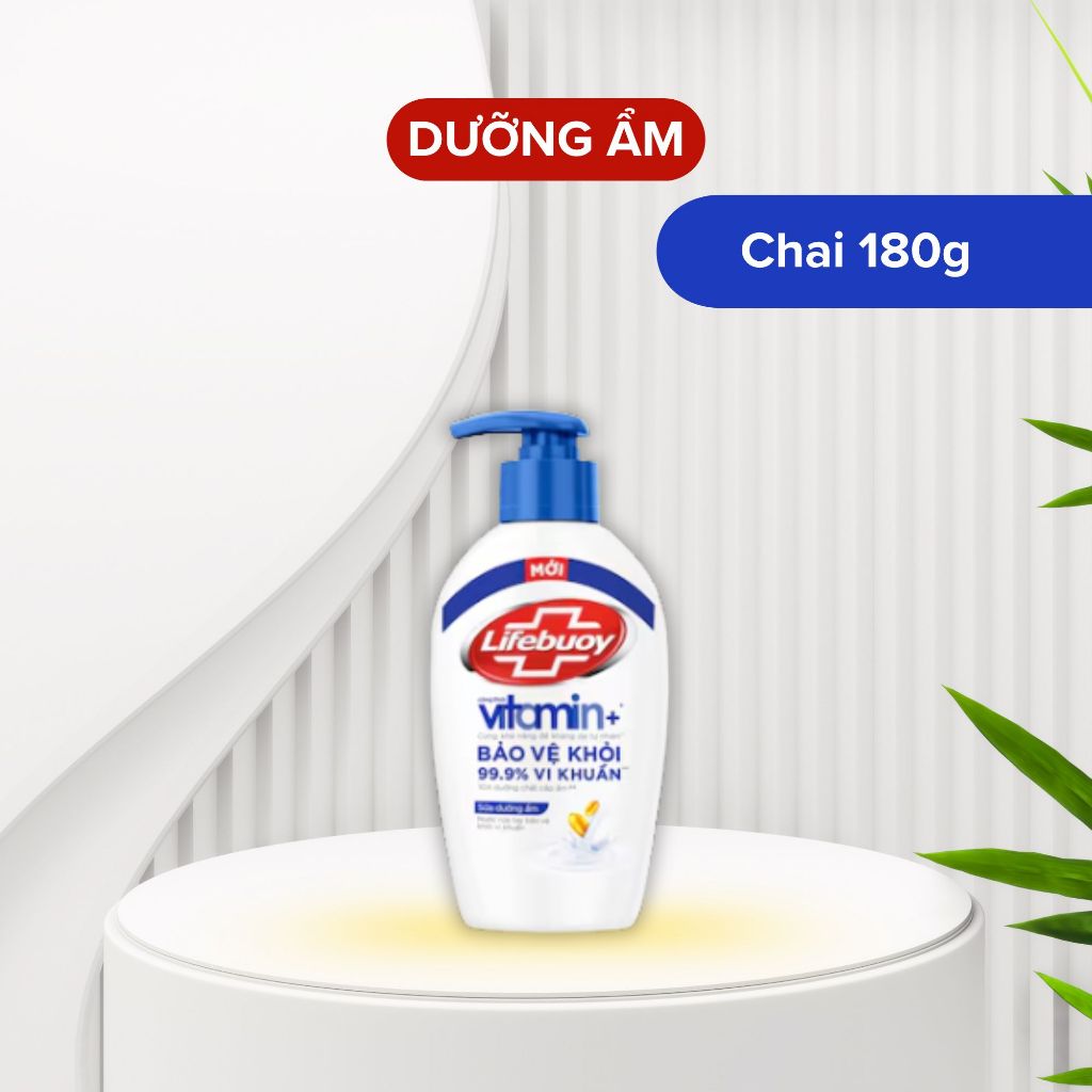 Nước Rửa Tay Lifebuoy Diệt Khuẩn, Bảo Vệ Da Tay - Sữa dưỡng ẩm 180g 2 Nước Rửa Tay Lifebuoy Diệt Khuẩn, Bảo Vệ Da Tay - Sữa dưỡng ẩm 180g - Ảnh 2