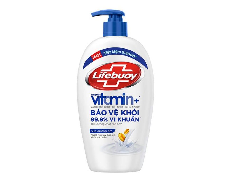Nước Rửa Tay Lifebuoy Diệt Khuẩn, Bảo Vệ Da Tay - Sữa dưỡng ẩm 450g 1 Nước Rửa Tay Lifebuoy Diệt Khuẩn, Bảo Vệ Da Tay - Sữa dưỡng ẩm 450g