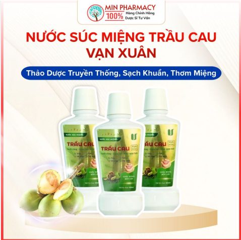 Nước Súc Miệng Trầu Cau Vạn Xuân - Chai 330ml 2 Nước Súc Miệng Trầu Cau Vạn Xuân - Chai 330ml - Ảnh 2
