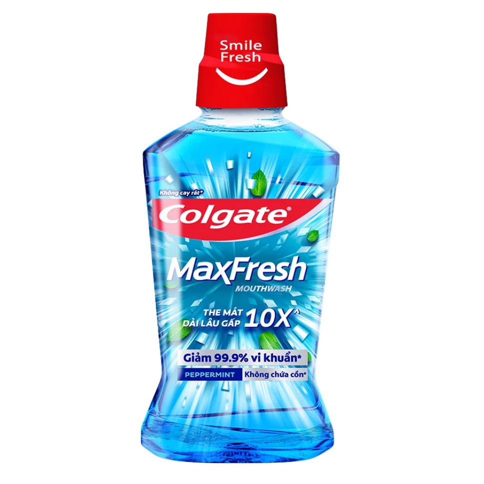 Nước súc miệng Colgate Bạc hà 750ml 2 Nước súc miệng Colgate Bạc hà 750ml - Ảnh 2