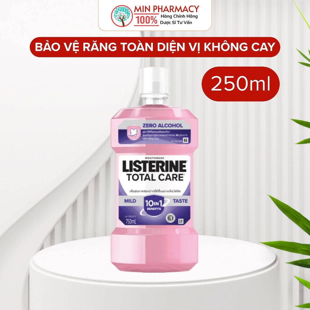 Nước súc miệng Listerine - Total care zero 250ml 2 Nước súc miệng Listerine - Total care zero 250ml - Ảnh 2