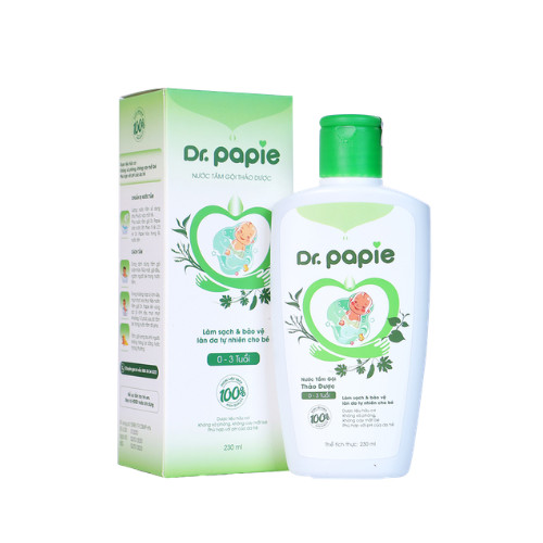 Nước tắm gội thảo dược Dr.Papie 230ml 1 Nước tắm gội thảo dược Dr.Papie 230ml
