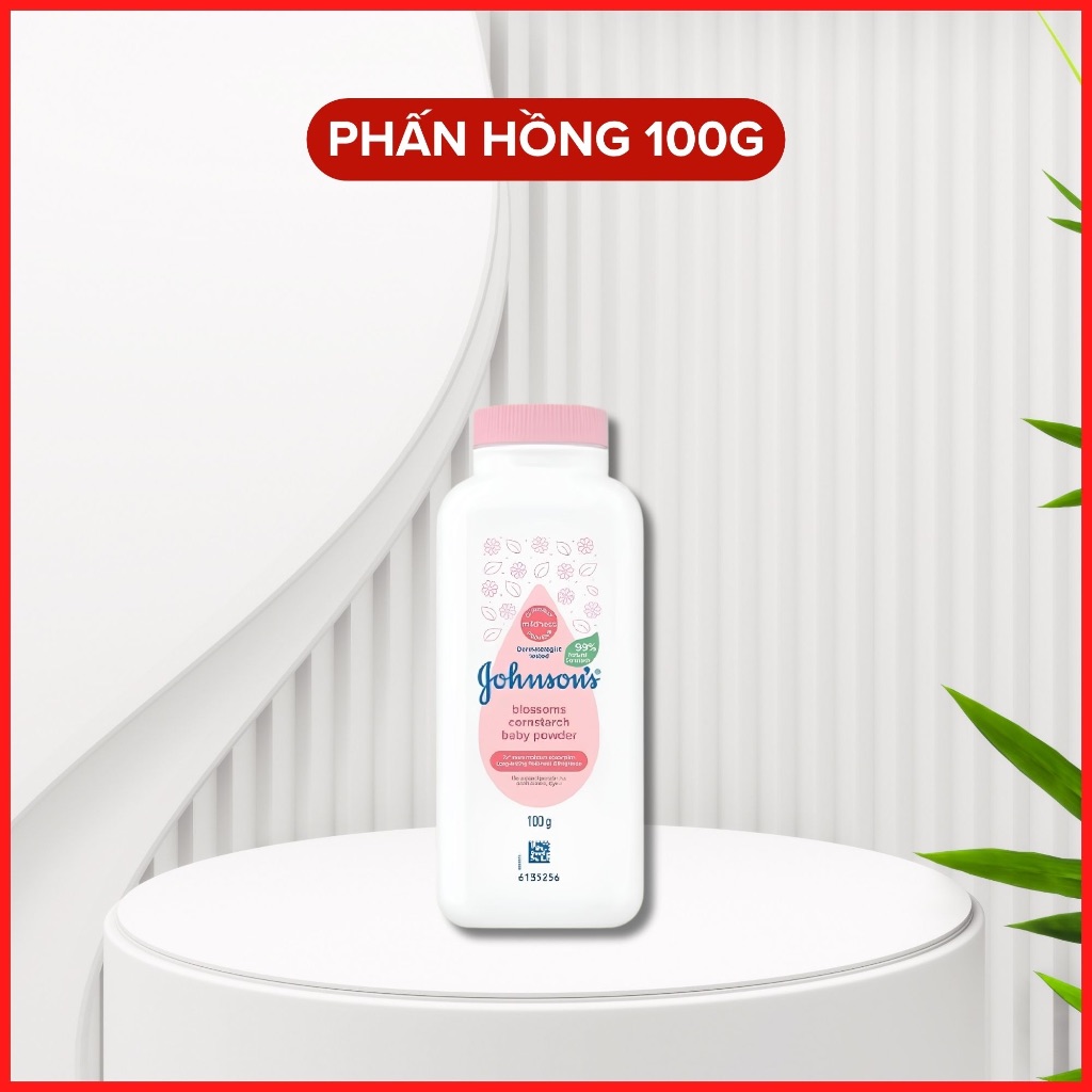 Phấn Thơm Johnson's Baby Phấn Hồng 100g Hút Ẩm Bảo Vệ Da 2 Phấn Thơm Johnson's Baby Phấn Hồng 100g Hút Ẩm Bảo Vệ Da - Ảnh 2