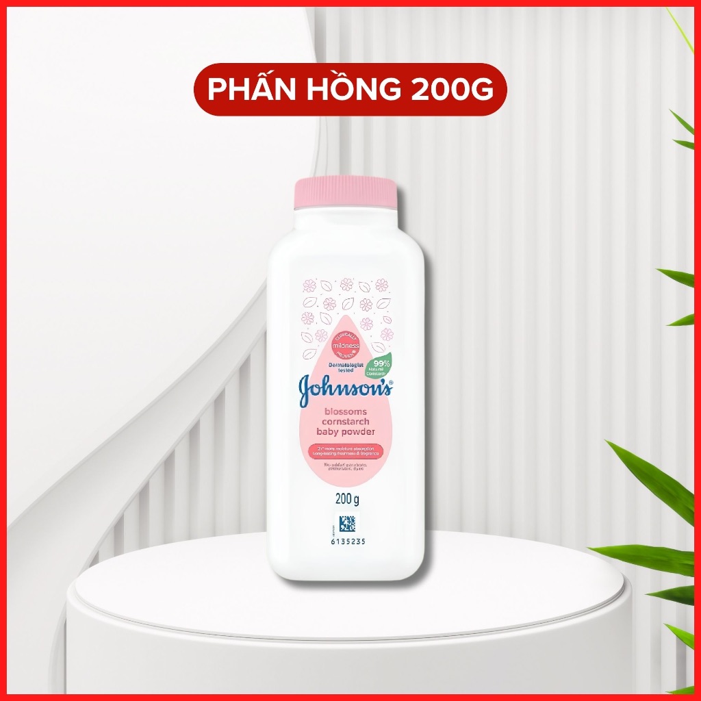 Phấn Thơm Johnson's Baby Phấn Hồng 200g Hút Ẩm Bảo Vệ Da 2 Phấn Thơm Johnson's Baby Phấn Hồng 200g Hút Ẩm Bảo Vệ Da - Ảnh 2
