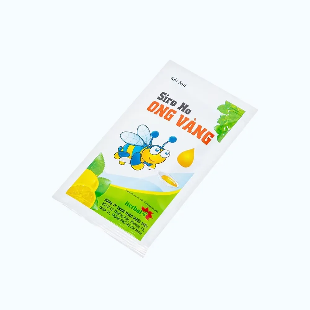 Siro ho Ong Vàng hộp 30 gói Hỗ Trợ Giảm Ho, Dịu Họng Cho Bé 4 Siro ho Ong Vàng hộp 30 gói Hỗ Trợ Giảm Ho, Dịu Họng Cho Bé - Ảnh 4