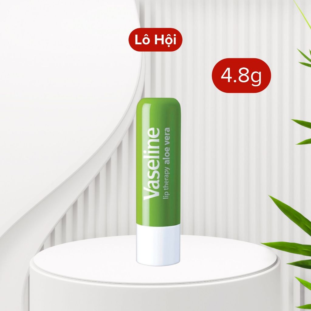 Son Dưỡng Môi Vaseline Lip Therapy Aloe Vera 4.8g Dưỡng Ẩm Môi 2 Son Dưỡng Môi Vaseline Lip Therapy Aloe Vera 4.8g Dưỡng Ẩm Môi - Ảnh 2
