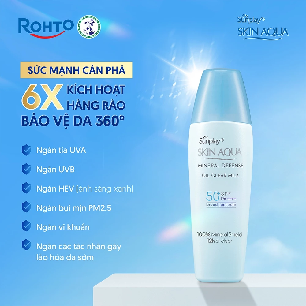 Sữa Chống Nắng Sunplay Skin Aqua Ngừa Mụn SPF50+ PA++++ 25g 4 Sữa Chống Nắng Sunplay Skin Aqua Ngừa Mụn SPF50+ PA++++ 25g - Ảnh 4
