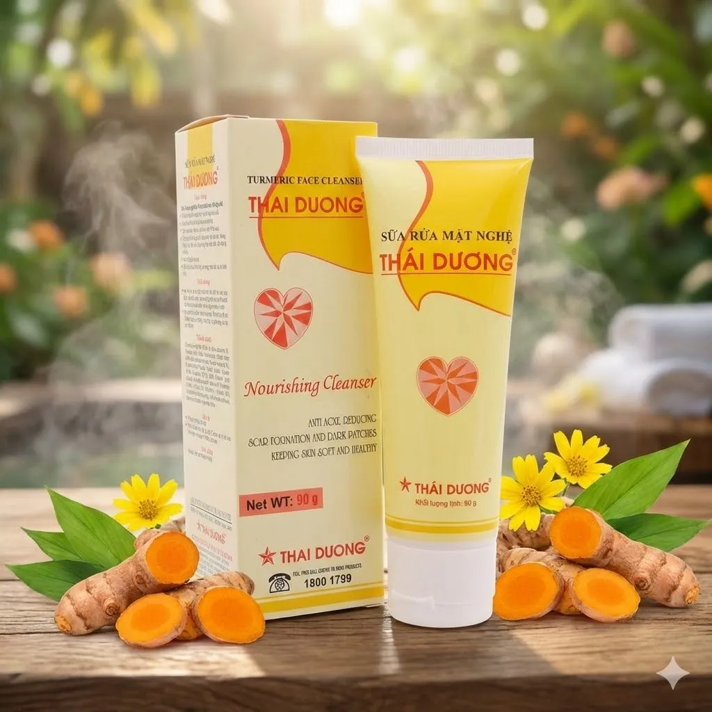 Sữa Rửa Mặt Nghệ Thái Dương 90g Làm Sạch Da Giảm Bã Nhờn 3 Sữa Rửa Mặt Nghệ Thái Dương 90g Làm Sạch Da Giảm Bã Nhờn - Ảnh 3