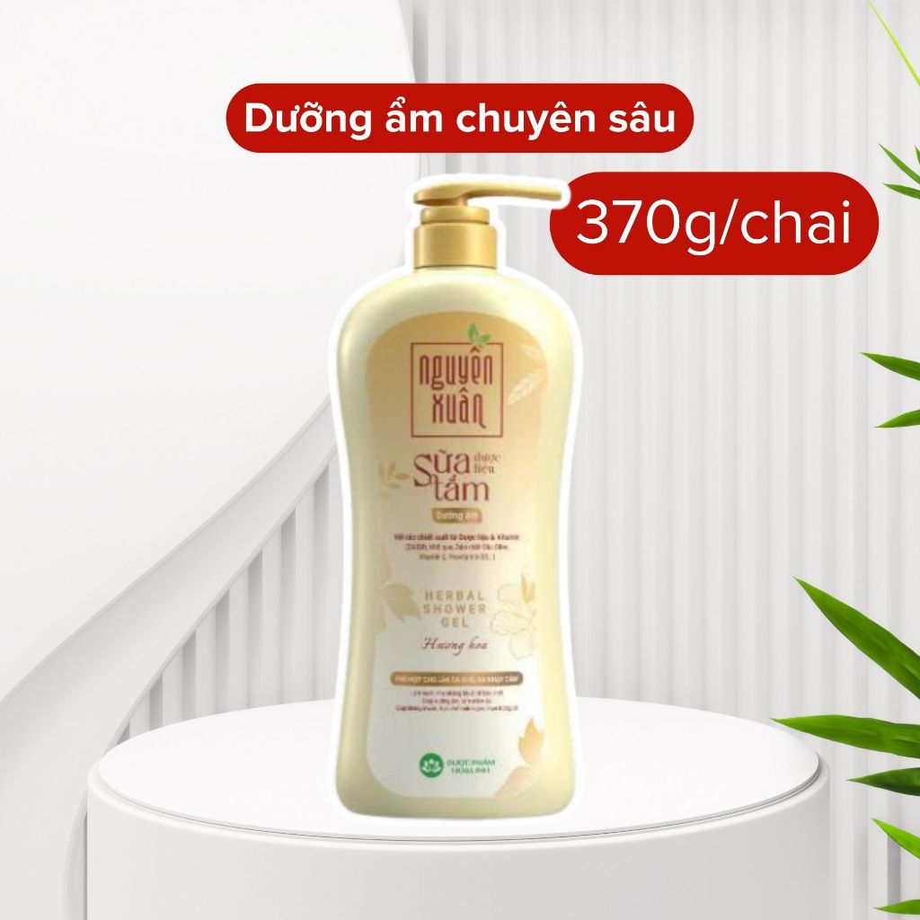 Sữa Tắm Dược Liệu Nguyên Xuân vàng - Dưỡng ẩm 370g 2 Sữa Tắm Dược Liệu Nguyên Xuân vàng - Dưỡng ẩm 370g - Ảnh 2