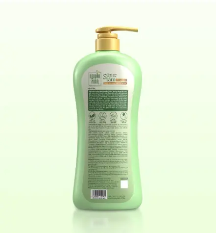 Sữa Tắm Dược Liệu Nguyên Xuân xanh lá - Dưỡng sáng da 370g 2 Sữa Tắm Dược Liệu Nguyên Xuân xanh lá - Dưỡng sáng da 370g - Ảnh 2