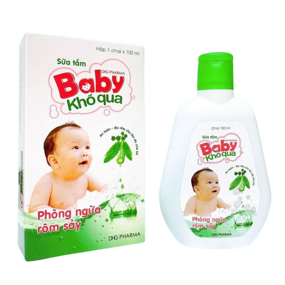 Sữa tắm Baby Khổ qua DHG 100ml 2 Sữa tắm Baby Khổ qua DHG 100ml - Ảnh 2