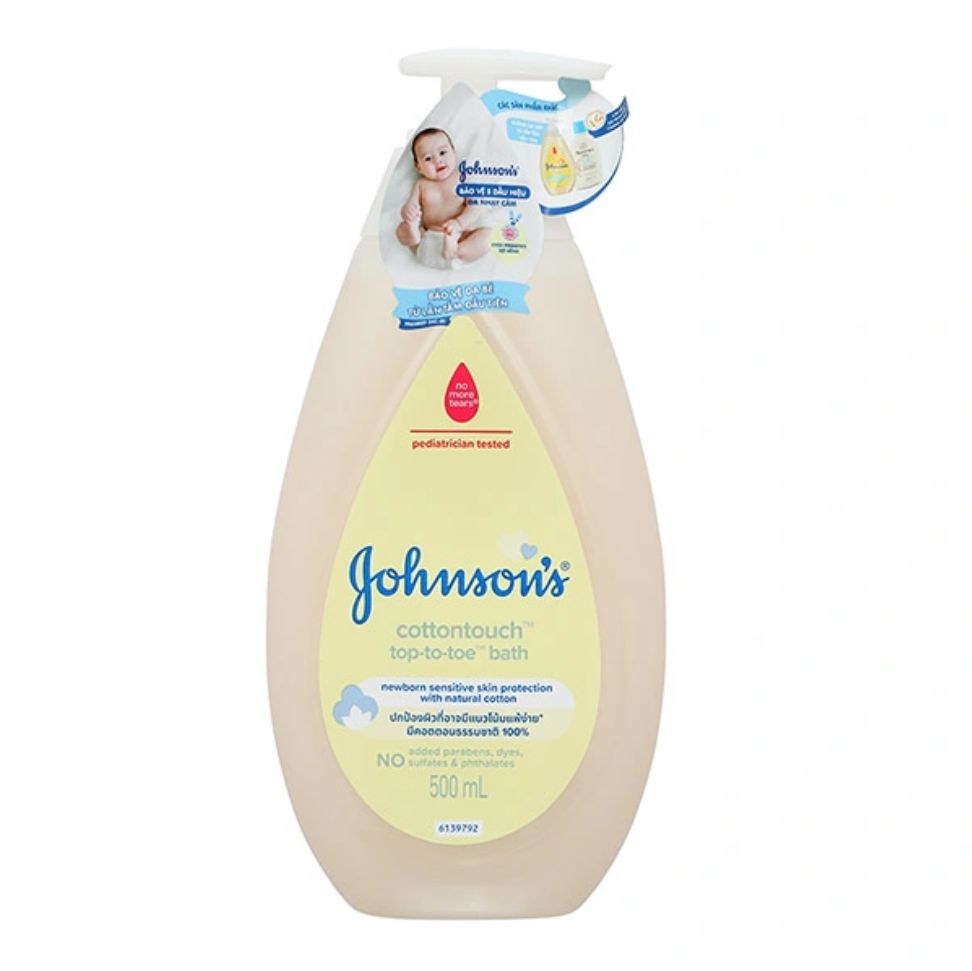 Sữa tắm gội Johnson Baby Cotton Touch 500ml Dịu Nhẹ Cho Bé 3 Sữa tắm gội Johnson Baby Cotton Touch 500ml Dịu Nhẹ Cho Bé - Ảnh 3